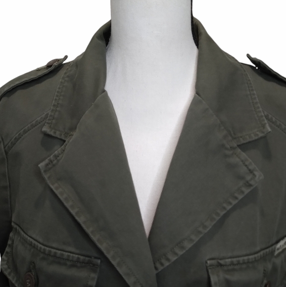 Max Studio Jeans l 4 Pocket l L/S l Military Jacket l Size XL - Picture 5 of 10